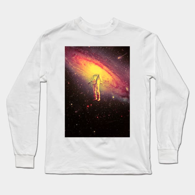 Mr. Galaxy Long Sleeve T-Shirt by nicebleed